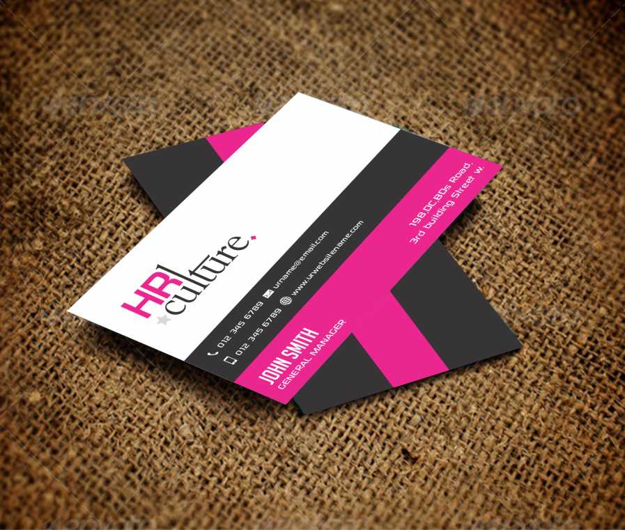 Business Card Design by AwsomeD for HR Culture | Design #5872747