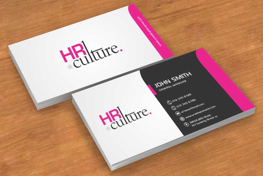 Business Card Design by AwsomeD for HR Culture | Design #5872749