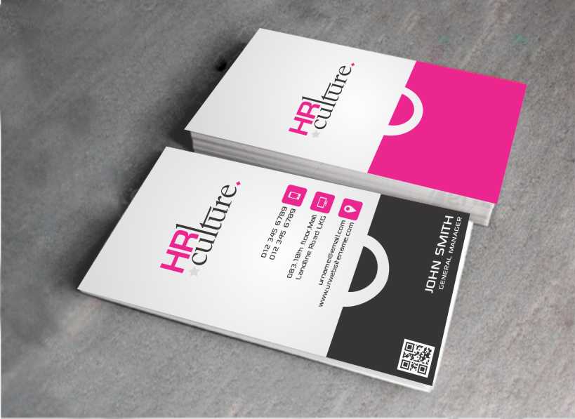 Business Card Design by AwsomeD for HR Culture | Design #5872755