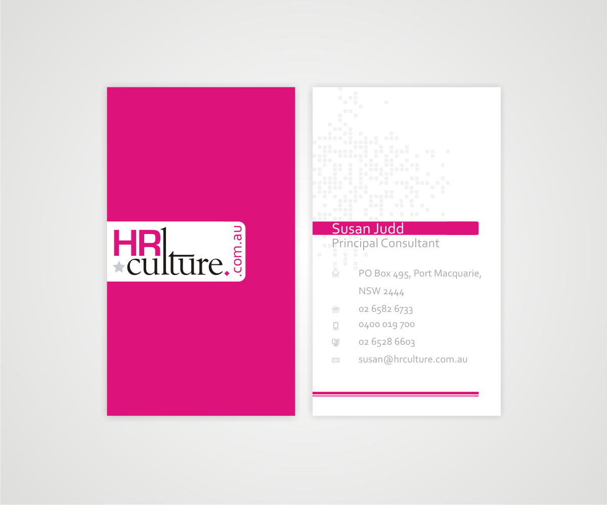 Business Card Design by Artissan for HR Culture | Design #5878234
