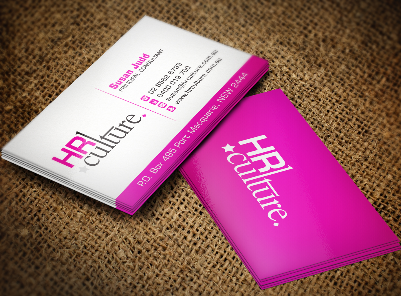 Business Card Design by Lanka Ama for HR Culture | Design #5872968