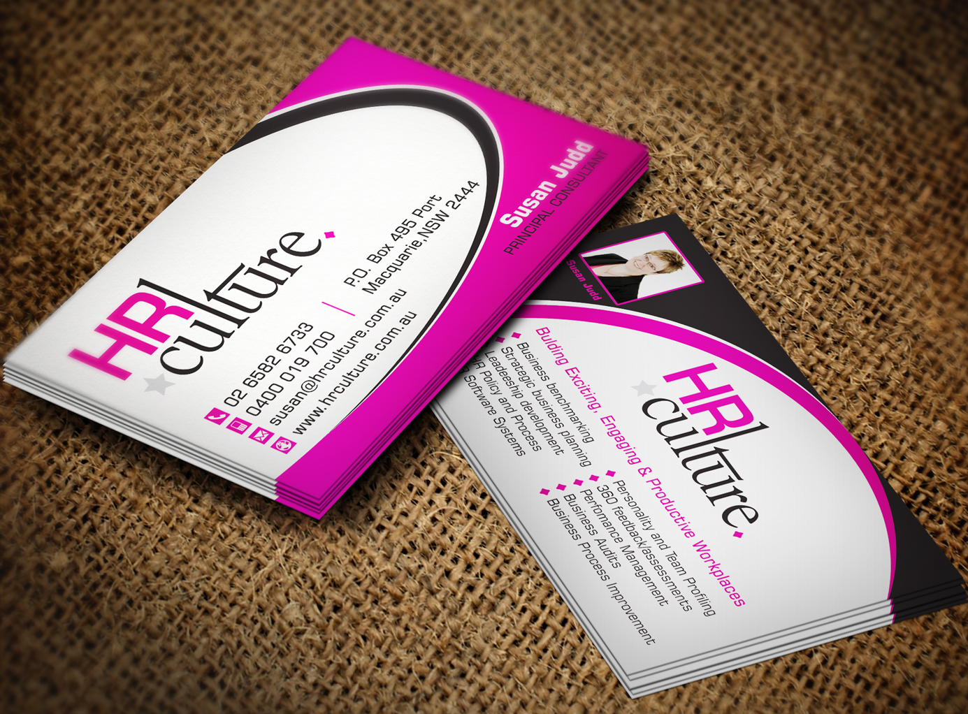 Diseño de Tarjeta de Presentación por Lanka Ama para HR Culture | Diseño #5872975