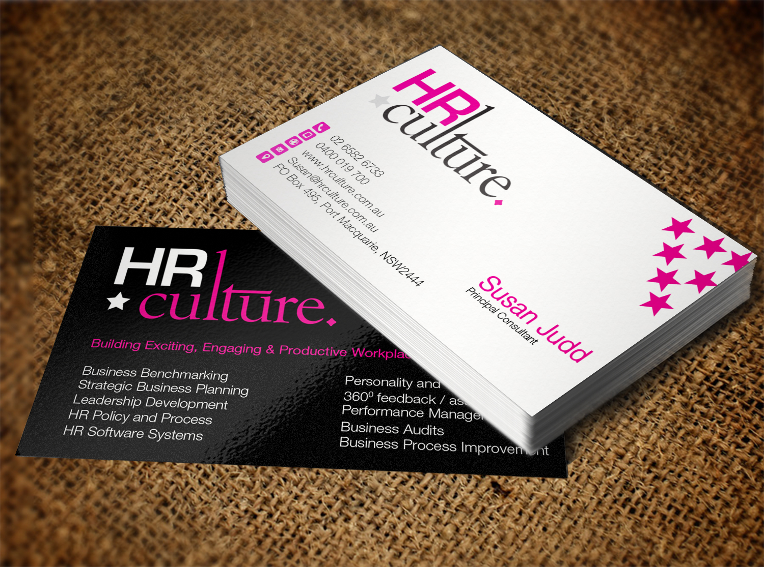 Diseño de Tarjeta de Presentación por Lanka Ama para HR Culture | Diseño #5873398