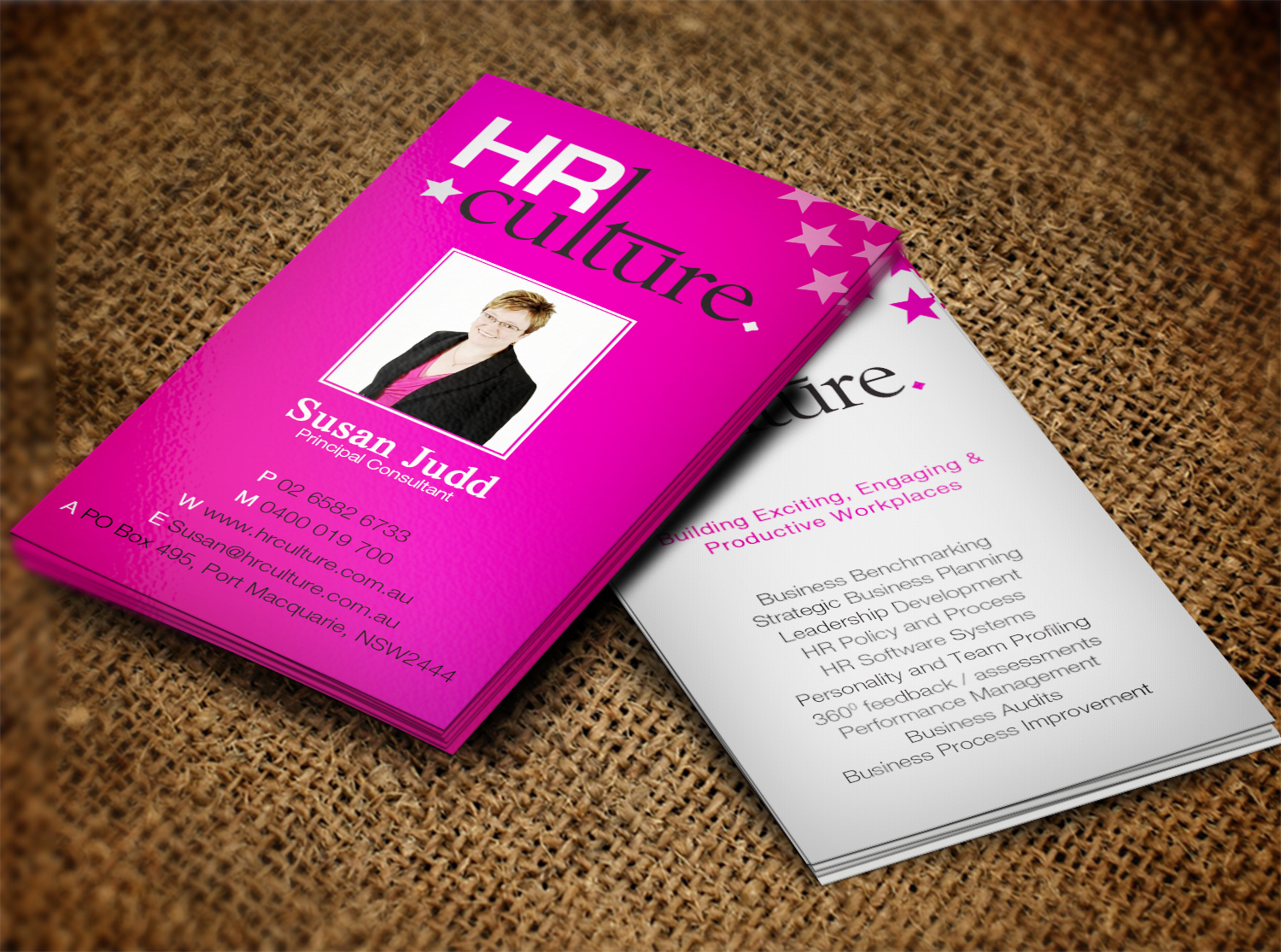 Business Card Design by Lanka Ama for HR Culture | Design #5873406
