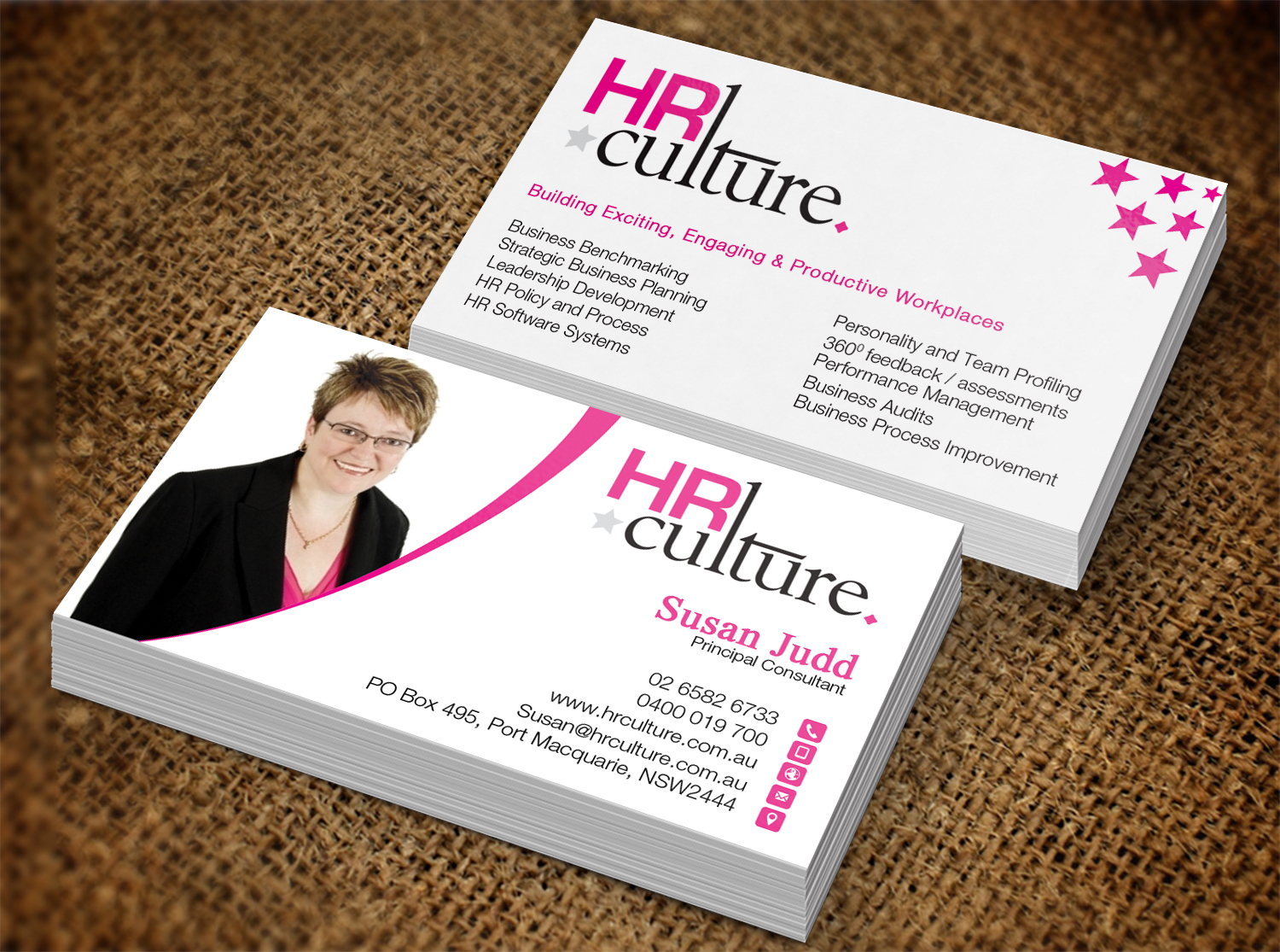Business Card Design by Lanka Ama for HR Culture | Design #5873413