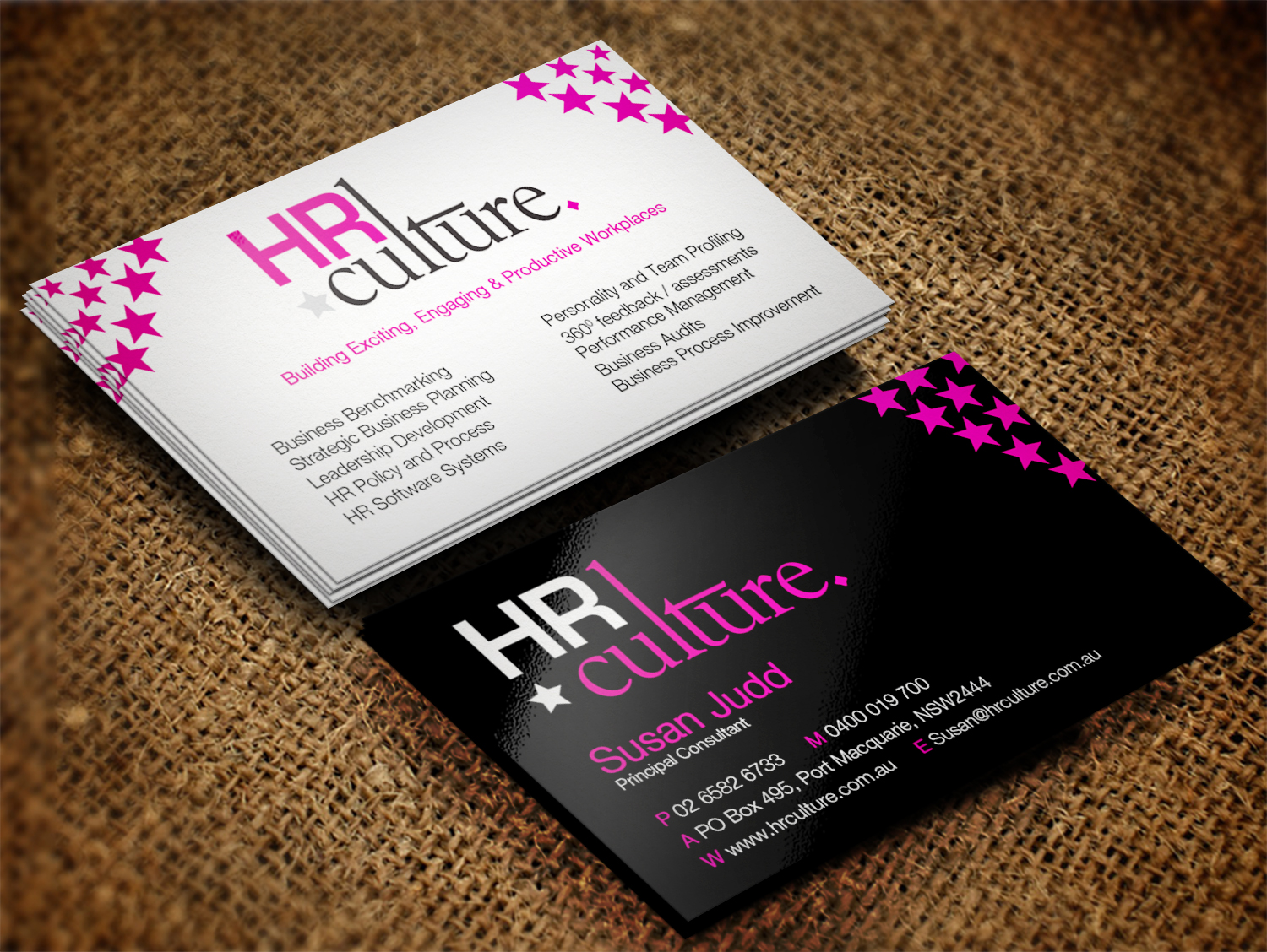 Business Card Design by Lanka Ama for HR Culture | Design #5873416