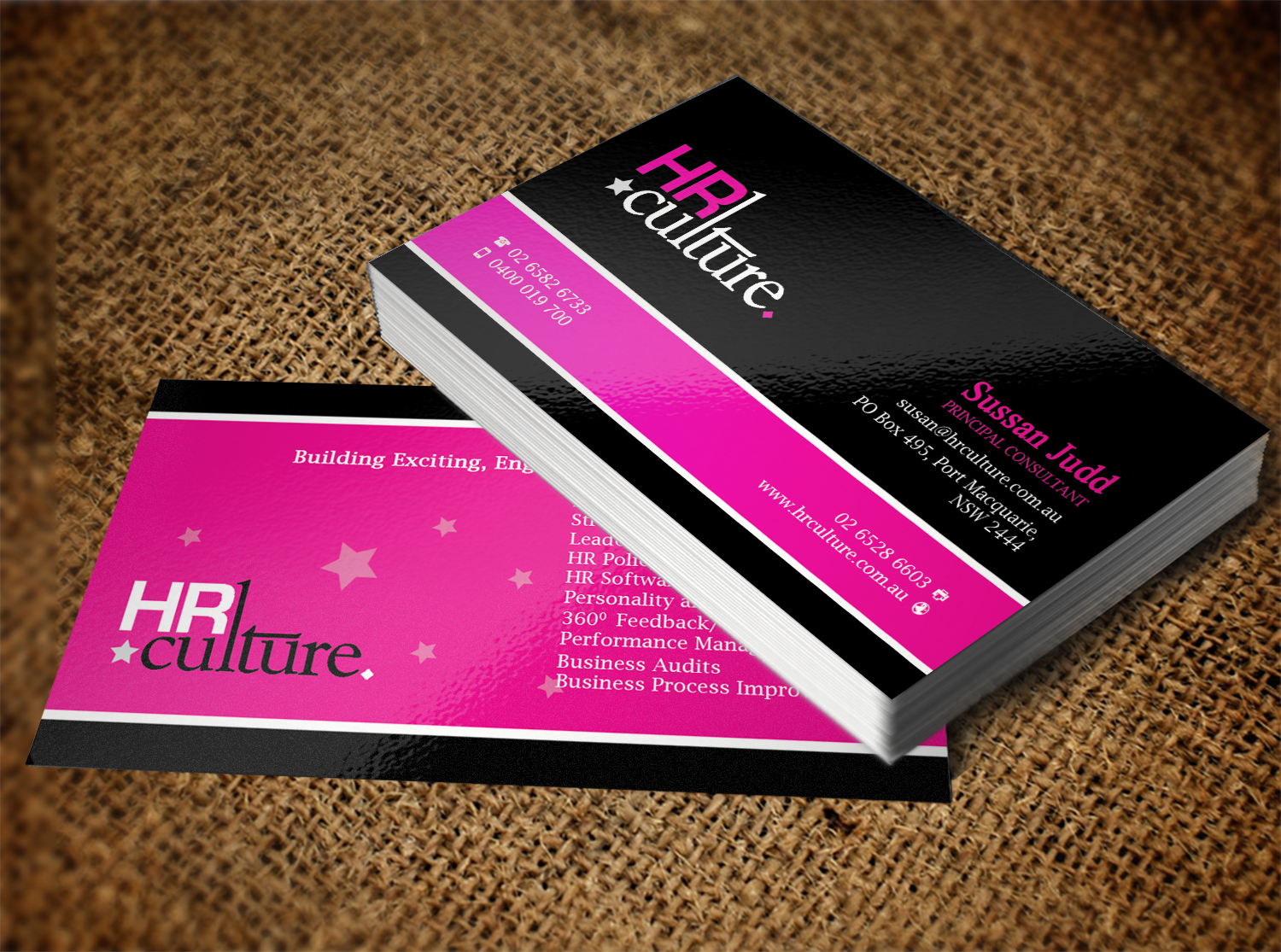 Business Card Design by Lanka Ama for HR Culture | Design #5873444