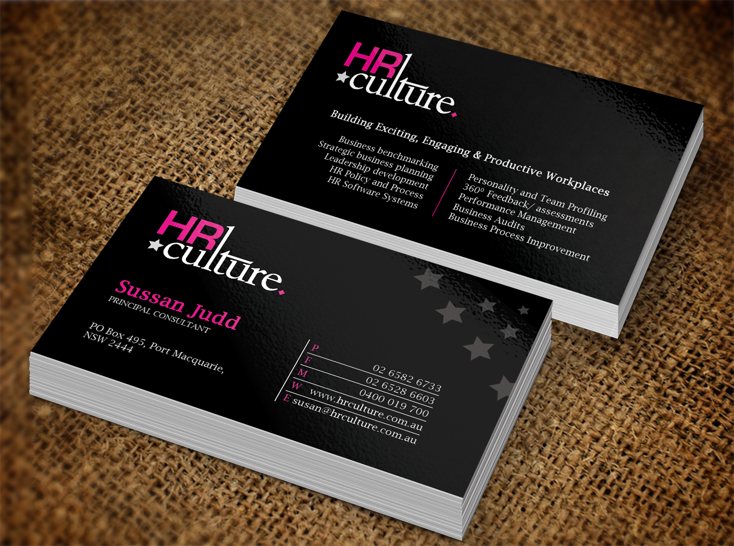 Business Card Design by Lanka Ama for HR Culture | Design #5873456