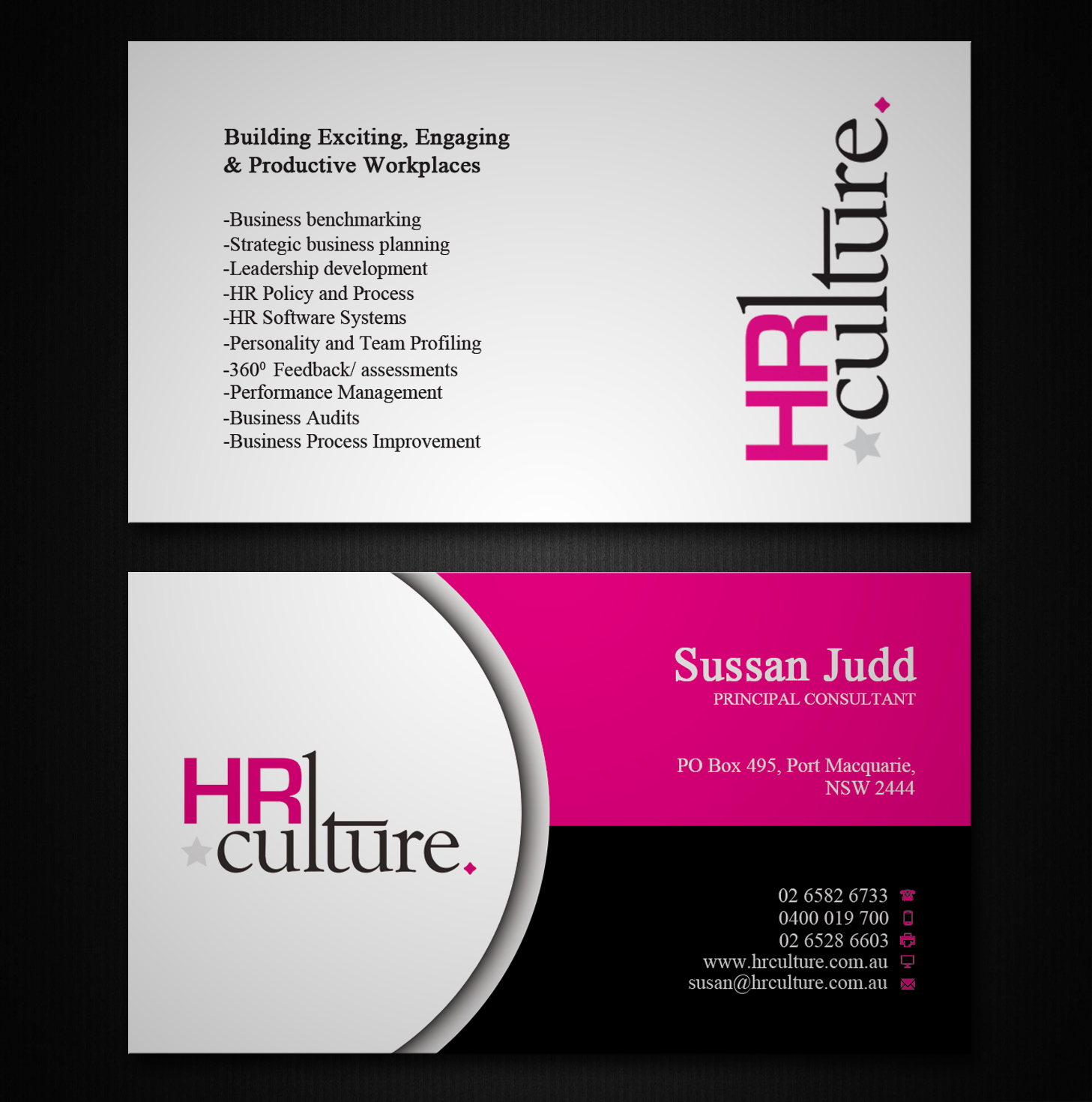 Design de Carte de Visite par Lanka Ama pour HR Culture | Design #5873501