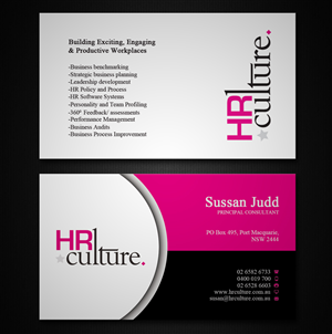 Business Card Design by Lanka Ama for HR Culture | Design: #5873501