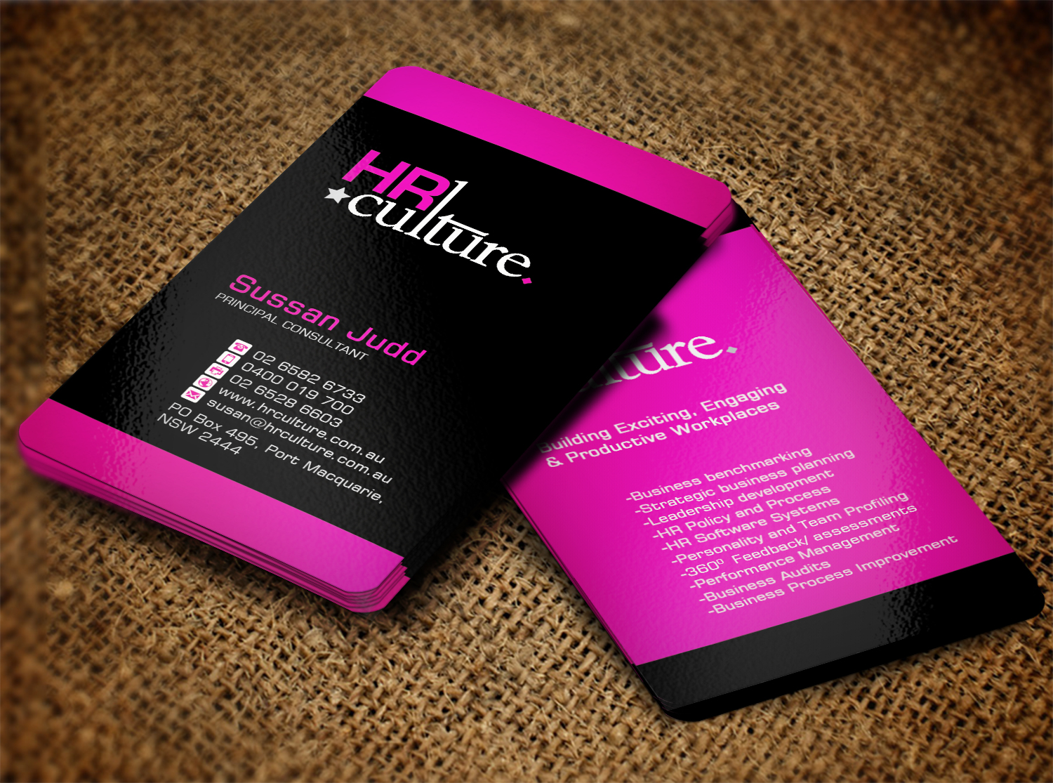 Business Card Design by Lanka Ama for HR Culture | Design #5873505