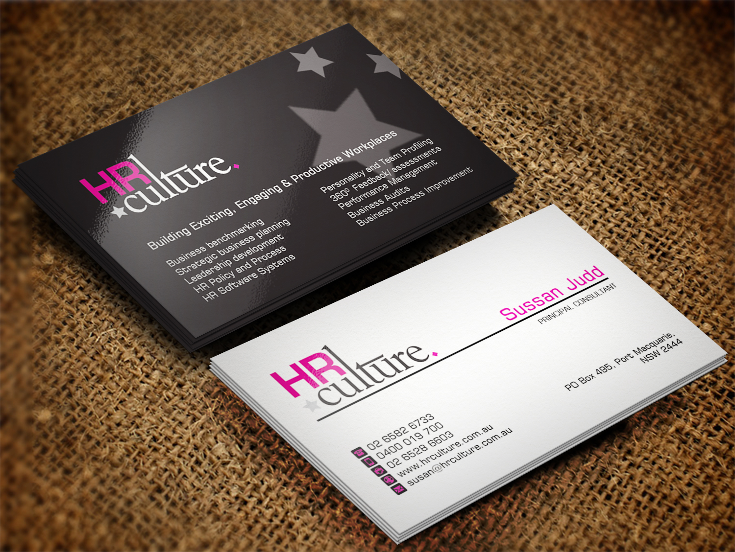 Design de Carte de Visite par Lanka Ama pour HR Culture | Design #5873512