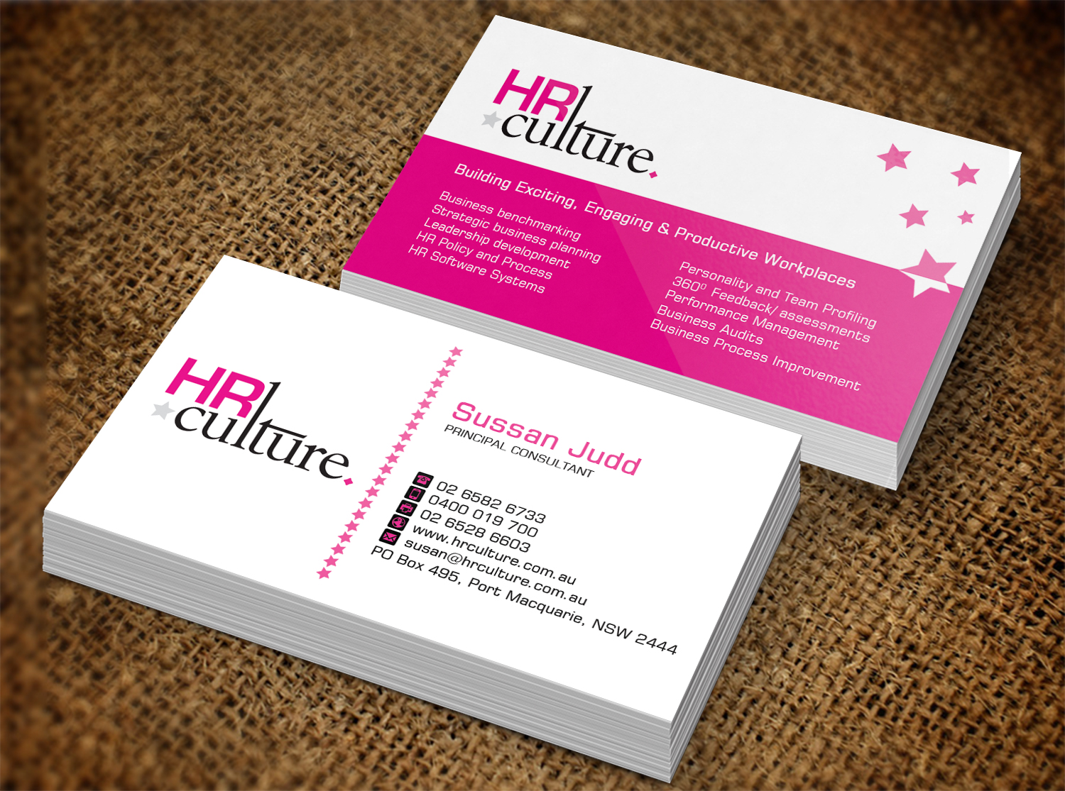 Design de Carte de Visite par Lanka Ama pour HR Culture | Design #5873513