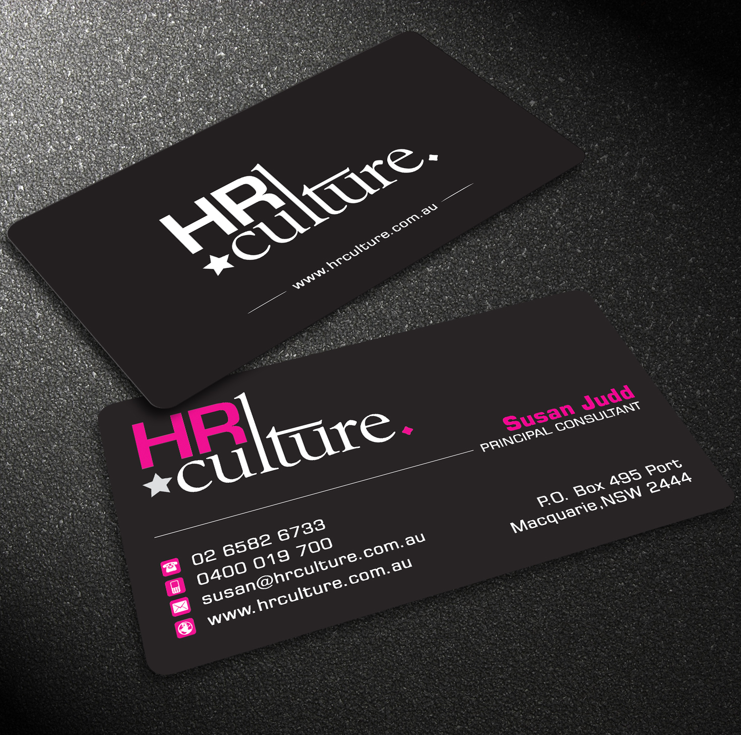 Business Card Design by Lanka Ama for HR Culture | Design #5876433