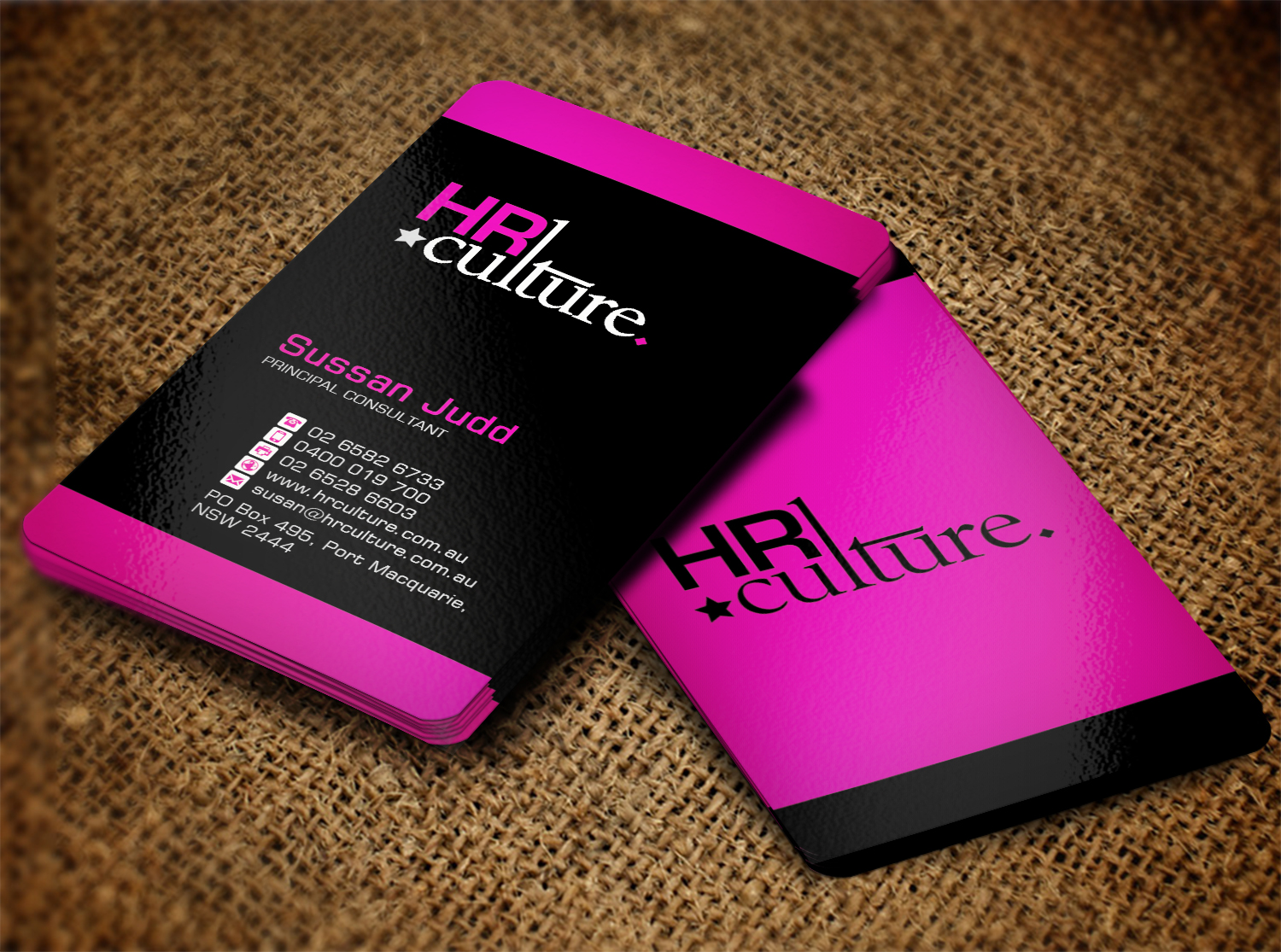 Business Card Design by Lanka Ama for HR Culture | Design #5879472