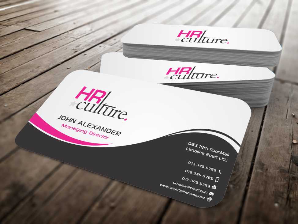 Business Card Design by szabist for HR Culture | Design #5872456