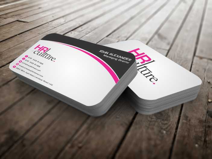 Business Card Design by szabist for HR Culture | Design #5872458