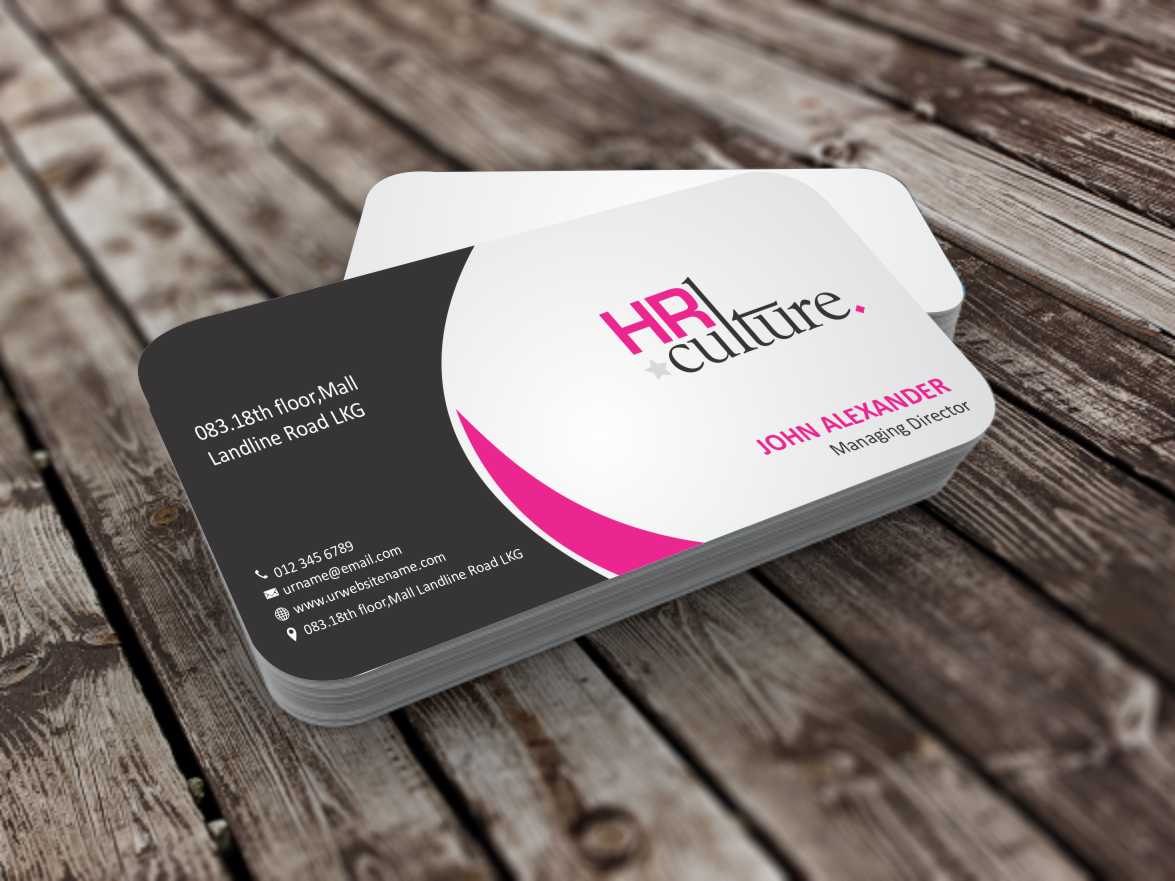 Business Card Design by szabist for HR Culture | Design #5872459