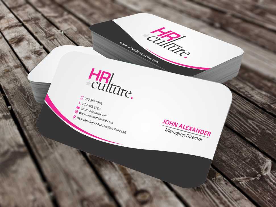 Business Card Design by szabist for HR Culture | Design #5872460