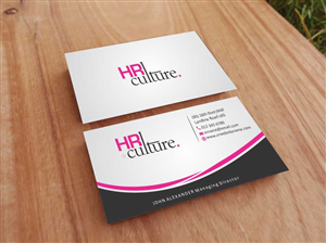 Diseño de Tarjeta de Presentación por szabist para HR Culture | Diseño: #5872462
