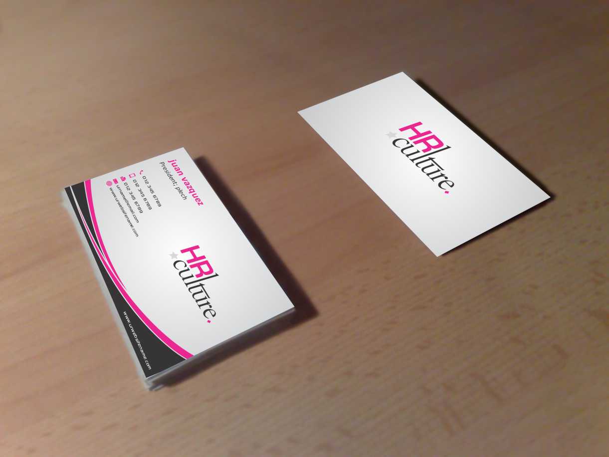 Diseño de Tarjeta de Presentación por szabist para HR Culture | Diseño #5872464