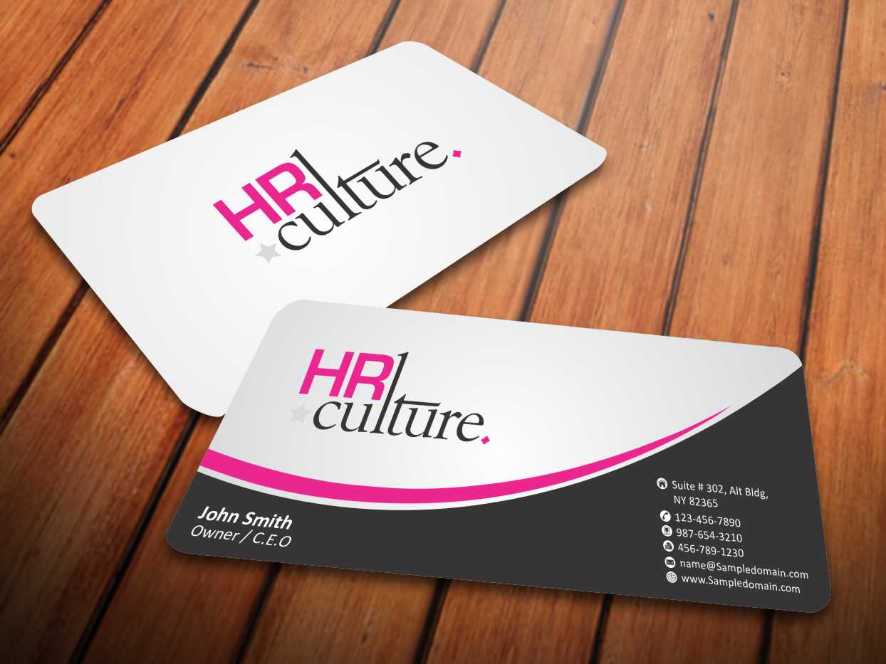 Business Card Design by szabist for HR Culture | Design #5872475