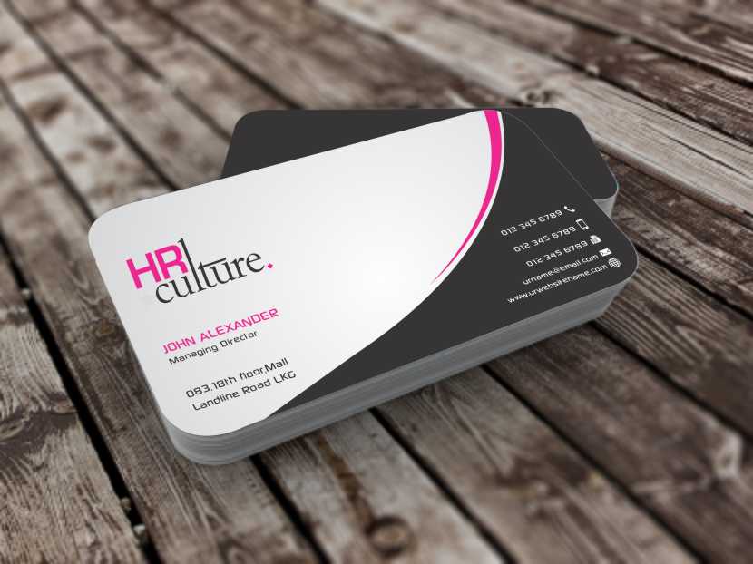 Business Card Design by szabist for HR Culture | Design #5872488