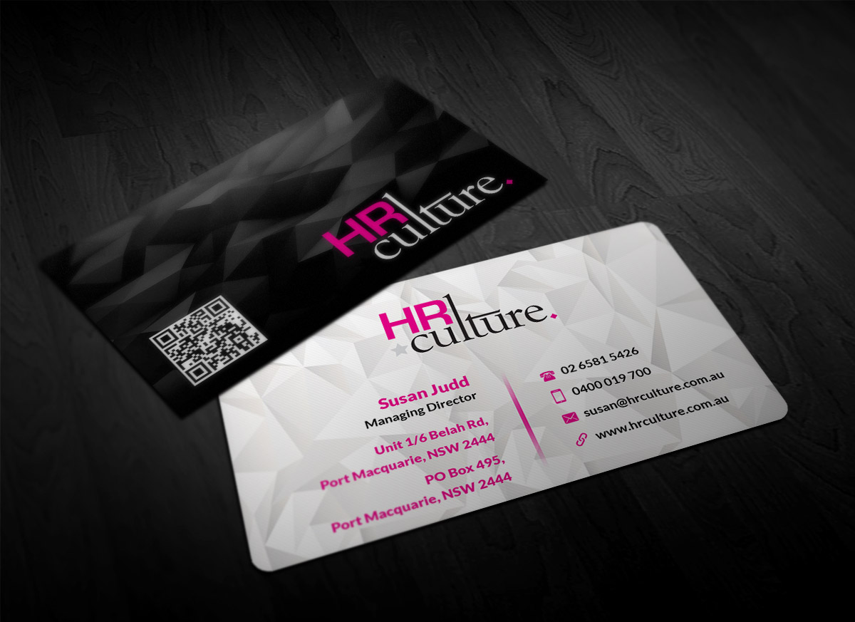 Business Card Design by Designing Birds for HR Culture | Design #5888142