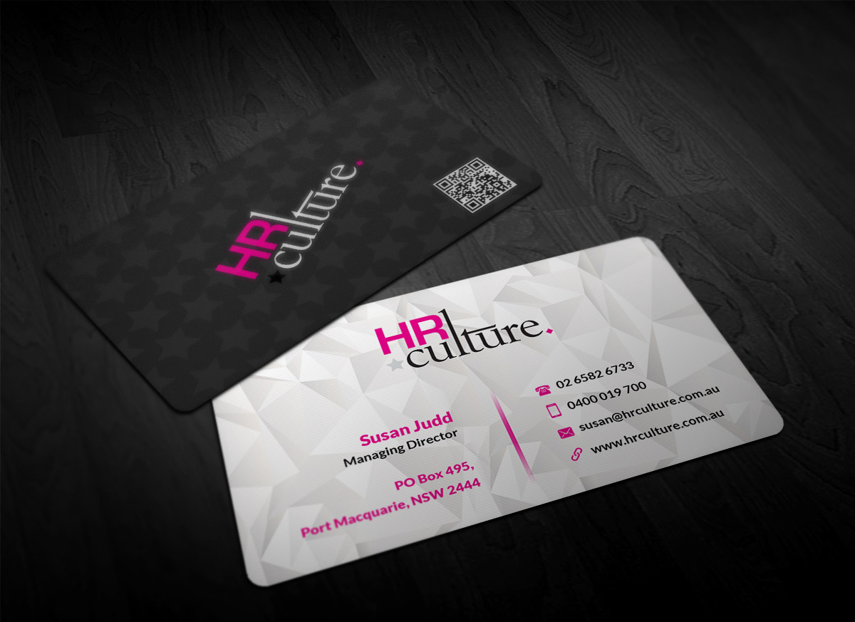 Business Card Design by Designing Birds for HR Culture | Design #5888160