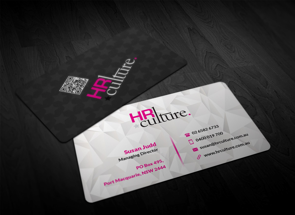 Business Card Design by Designing Birds for HR Culture | Design #5888166