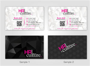 Business Card Design by Designing Birds for HR Culture | Design: #5889094