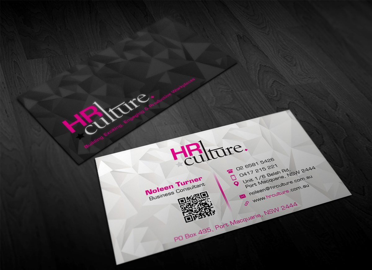 Business Card Design by Designing Birds for HR Culture | Design #6052683