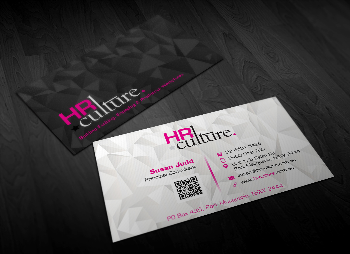 Business Card Design by Designing Birds for HR Culture | Design #6061838