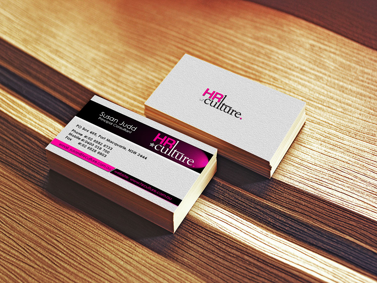 Business Card Design by Louie Fuentes | Manobo Graphic Design Services for HR Culture | Design #5881014