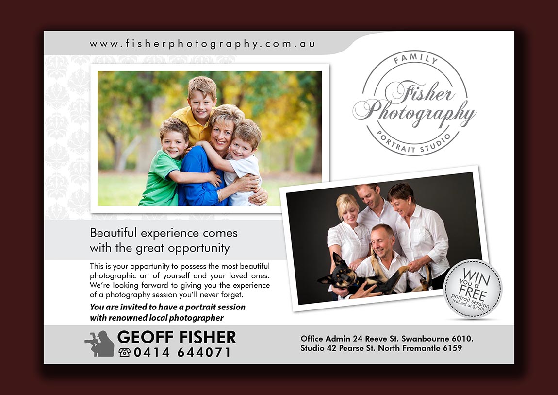 Flyer Design by Ushan sampath for Fisher Photography | Design #5882367