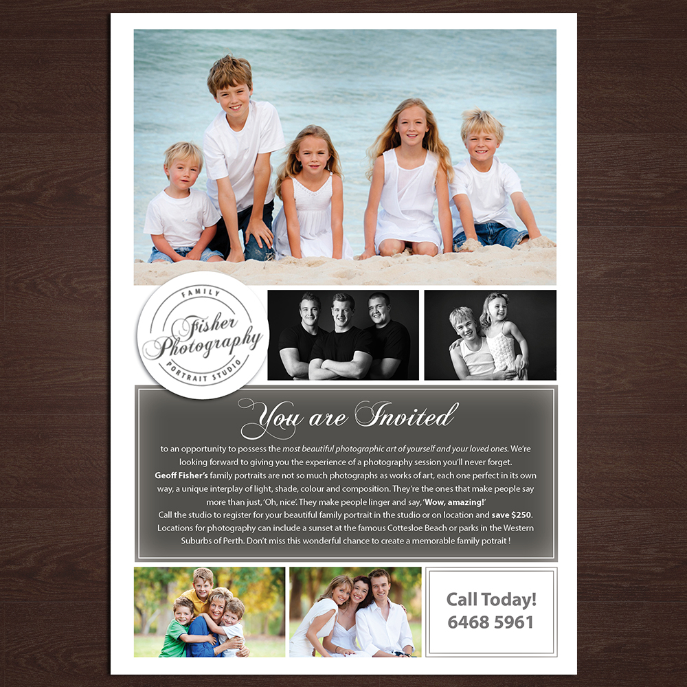 Flyer Design by D3 Graphic Design for Fisher Photography | Design #5878547