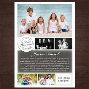Flyer Design by D3 Graphic Design for Fisher Photography | Design #5878547