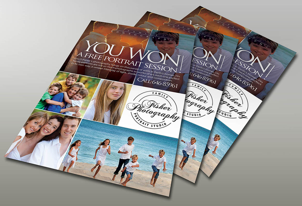 Flyer Design by malcolmwbrown for Fisher Photography | Design #5883226