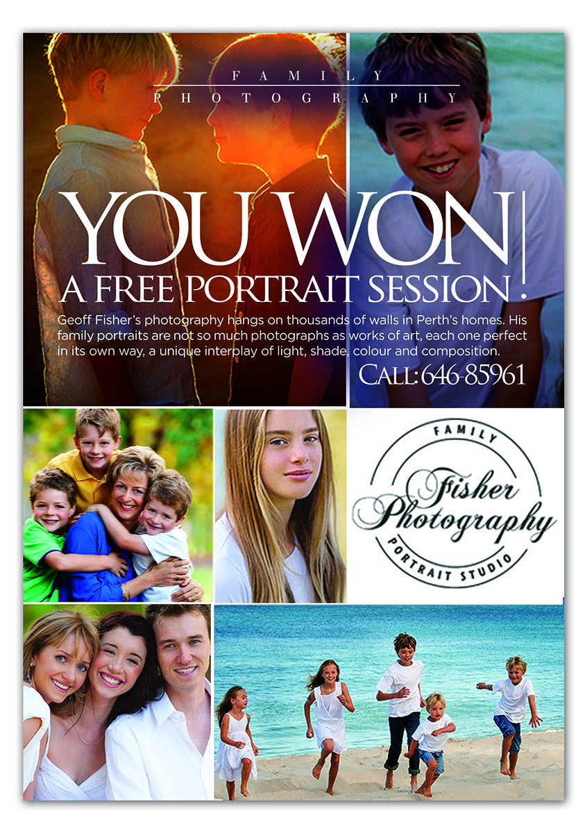 Flyer Design by malcolmwbrown for Fisher Photography | Design #5883245