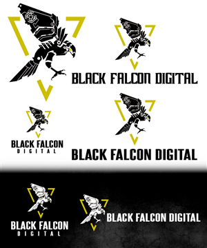 Logo Design by StudioD™ for Black Falcon Digital | Design: #1600219