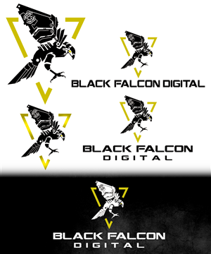Logo Design by StudioD™ for Black Falcon Digital | Design: #1600303