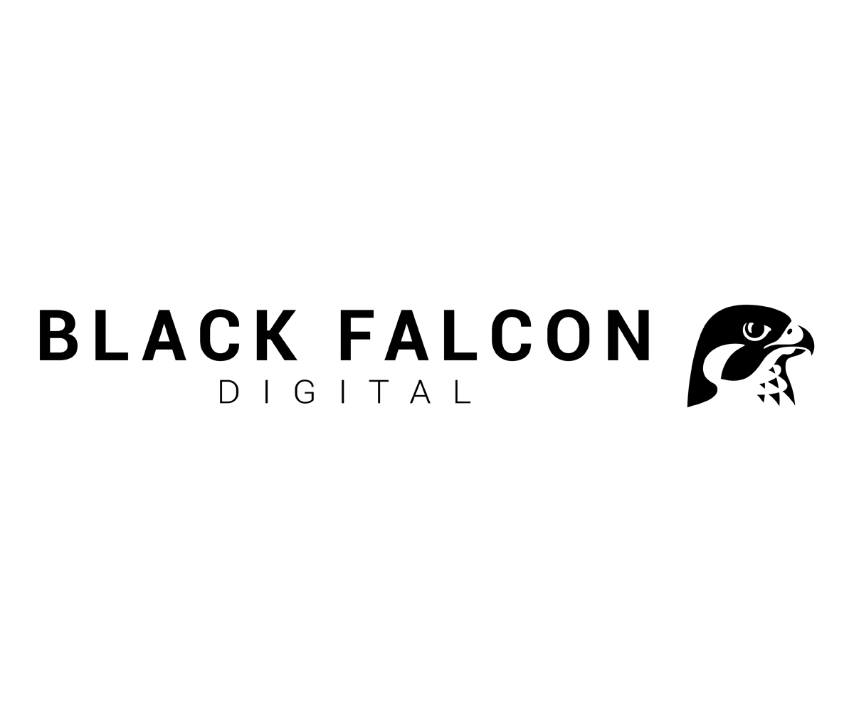 Logo Design by Niche Brand Designs for Black Falcon Digital | Design #1592164