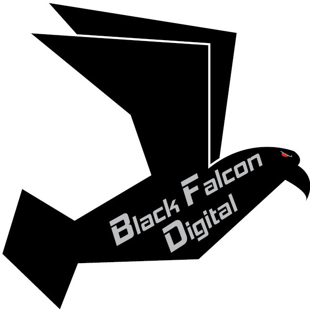 Logo Design by Nano5 for Black Falcon Digital | Design #1646755