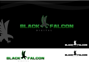 Logo Design by Devotionsdesign for Black Falcon Digital | Design #1597297