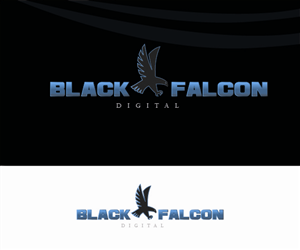 Logo Design by Devotionsdesign for Black Falcon Digital | Design: #1624124