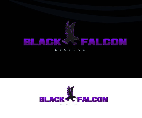 Diseño de Logo por Devotionsdesign para Black Falcon Digital | Diseño #1624128