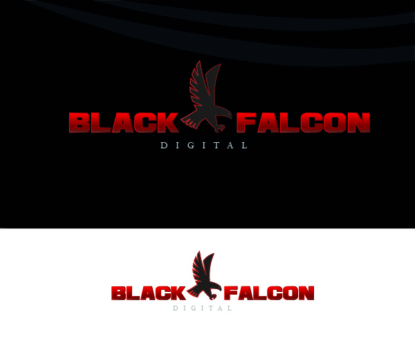 Diseño de Logo por Devotionsdesign para Black Falcon Digital | Diseño #1624129
