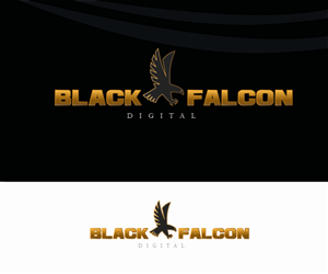 Logo Design by Devotionsdesign for Black Falcon Digital | Design: #1624130