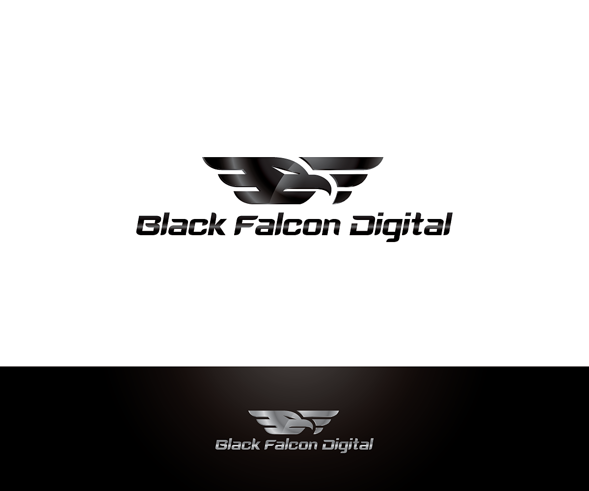 Logo Design by Alfred Teh for Black Falcon Digital | Design #1633778