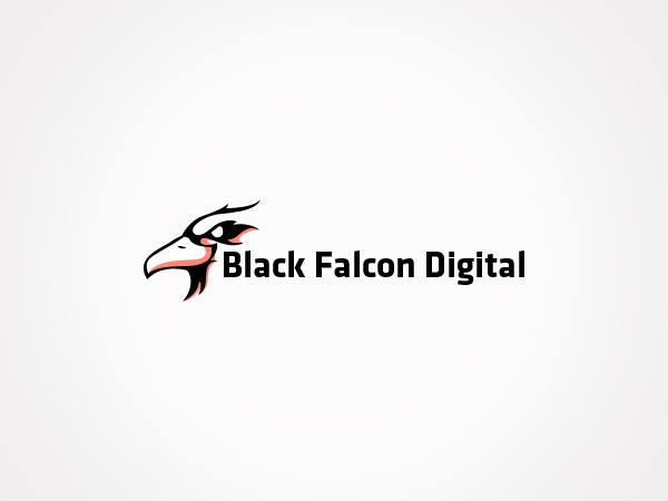 Logo Design by seamlessly_weird for Black Falcon Digital | Design #1602945